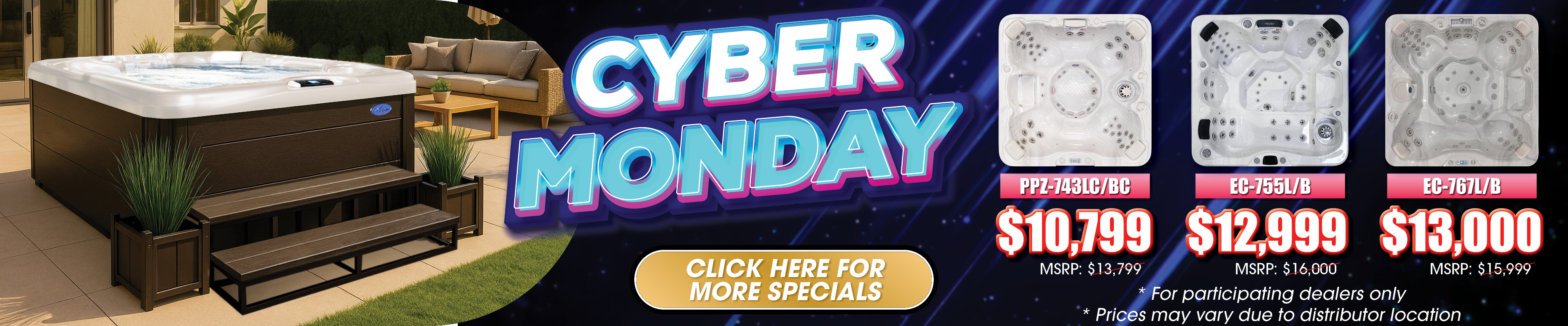 Calspas hot tub being used in a family setting - Rocky Mountain